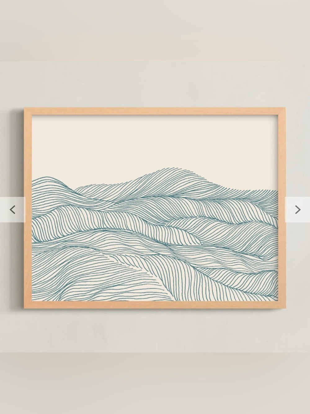 Minted Rolling Hills Framed Limited Edition Art Print NIB 19.3x25.3 with Frame